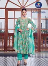 Wisdom By Vitara Rayon Embroidered Kurti With Bottom Dupatta