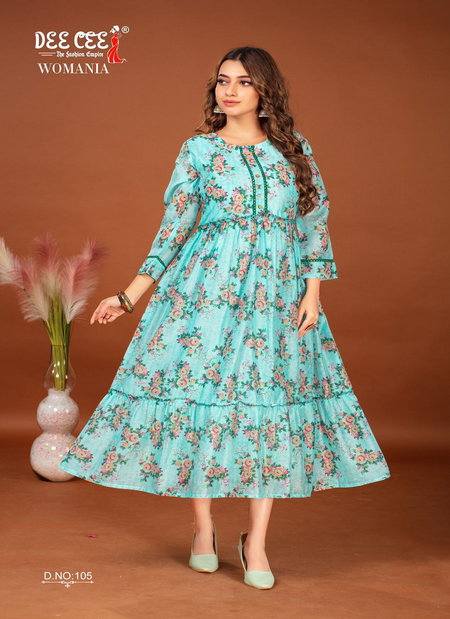 Womania By Deecee Chanderi Printed Kurtis Wholesale Shop In Surat
