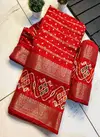 Wow candy Cotton Silk Bandhej Printed Designer Sarees Wholesale Shop In Surat
