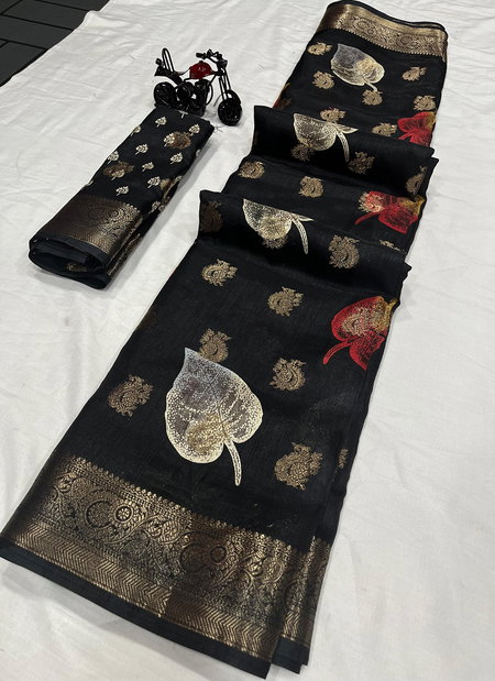 Wow Jacquard Border Small Flower Printed Sarees Wholesale Shop In Surat
