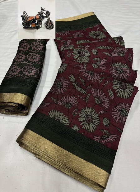 Wow Soft Smooth Cotton Printed Non Catalog Sarees