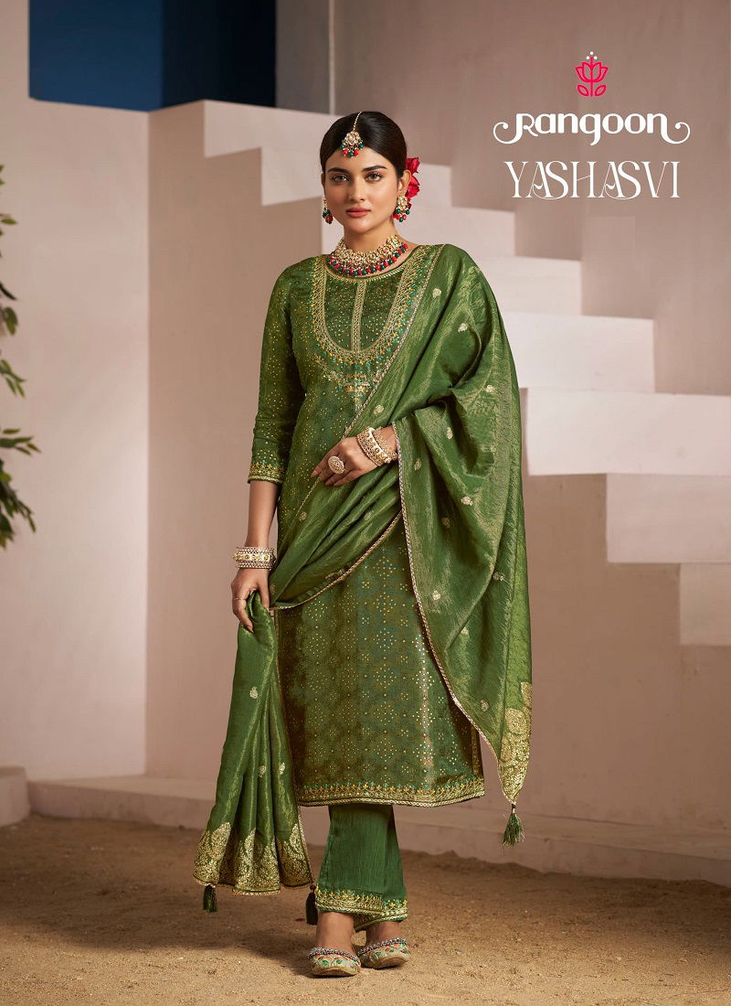 Yashasvi By Rangoon Viscose Kurti With Bottom Dupatta Wholesalers In India
 Catalog