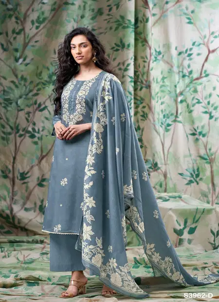 Yavina 3962 By Ganga Pashmina Printed Salwar Suit Wholesale Price In Surat
