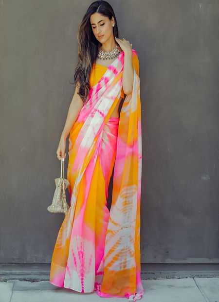 Ynf Georgette Leh Shi Printed Sarees Catalog
 Catalog