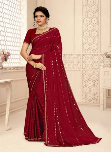 Ynf Navyasa New Exclusive Wear Sequence Georgette Fancy Sarees Collection 