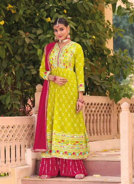 Your Choice Heerva Georgette Wholesale Wedding Wear Salwar Suits Catalog