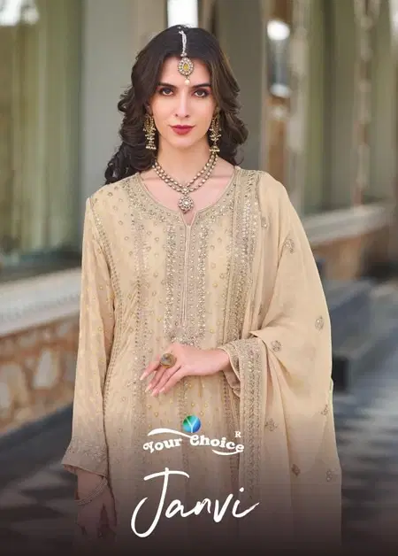 Janvi By Your Choice Heavy Chinon Best Readymade Suits Wholesale Shop In Surat
