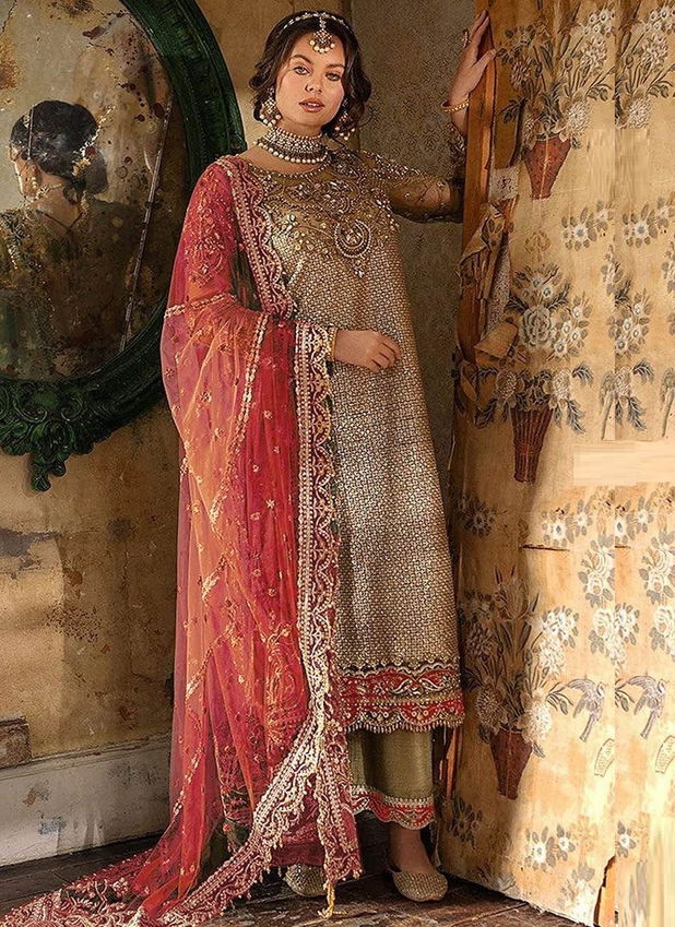 Z 3029 Zarqash Embroidery Georgette Pakistani Suits Wholesale Shop In Surat
