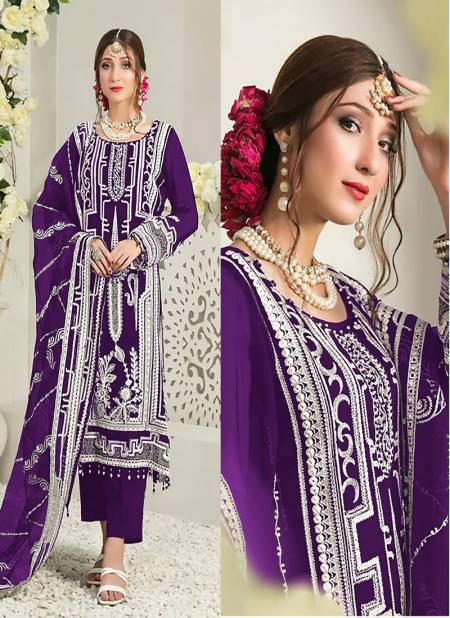 Z 3096 By Zarqash Embroidery Georgette Pakistani Suits Wholesale Price In Surat Catalog