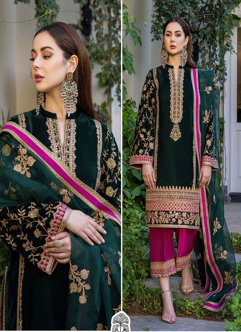 Zaha Aaliya Vol 1 Wholesale Georgette Pakistani Suit Catalog