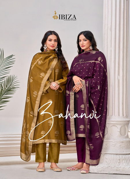 Zahanvi By Ibiza Designer Silk Salwar Kameez Wholesale Shop In India Catalog