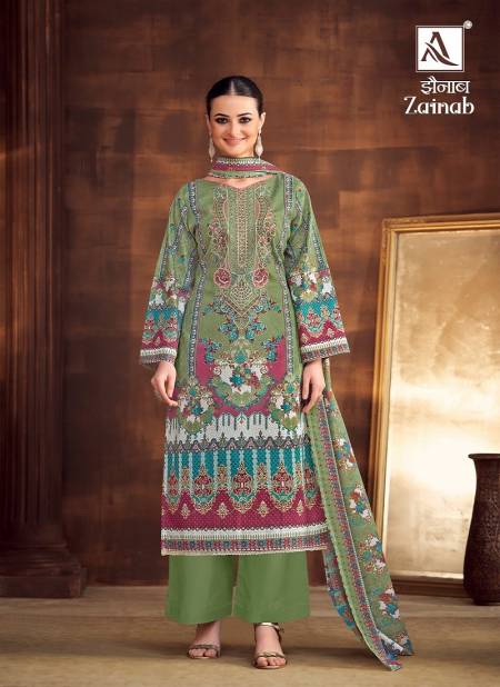 Zainab By Alok Cambric Cotton Pakistani Dress Material Wholesale Shop In Surat
 Catalog