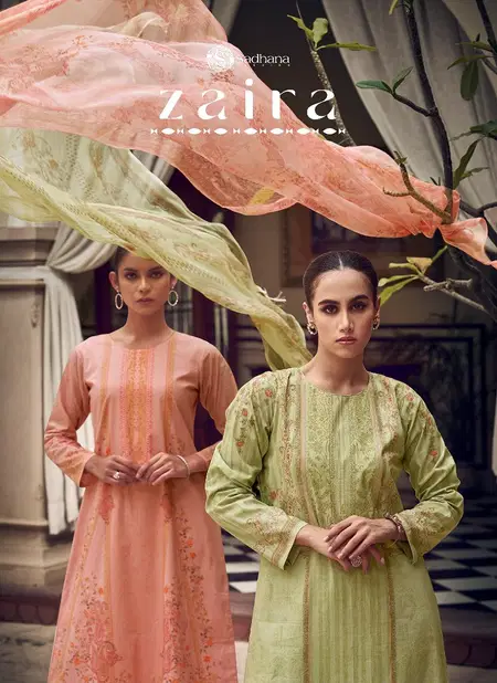 Zaira By Sadhana Printed Lawn Cotton Salwar Kameez Wholesale Market In Surat
 Catalog