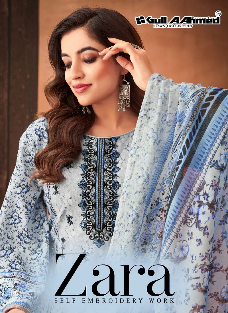 Zara By Gull A Ahmed Lawn Cotton Dress Material Wholesale Shop In Surat