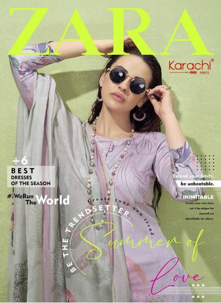 Zara By Kesar Jam Silk Digital Printed Dress Material Wholesale Shop In Surat
 Catalog