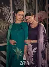 Zara Heavy Jam Satin Digital Printed Dress Material Wholesale Clothing Suppliers In India