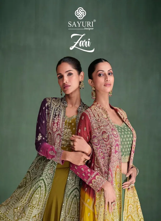 Zari By Sayuri Georgette Readymade Indo Western Wholesale Market In Surat