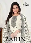 Zarin By Naari Pure Muslin Dola Jacquard Designer Salwar Kameez Wholesale Shop In Surat