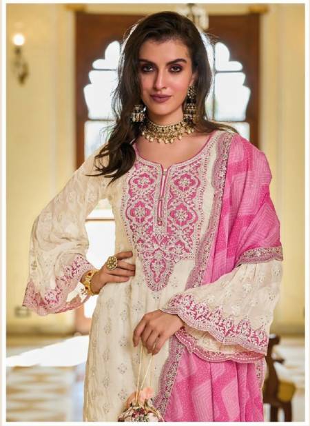 Zarkash By Eba Chinon Heavy Embroidery Wedding Wear Readymade Suits Wholesale Shop In Surat
 Catalog