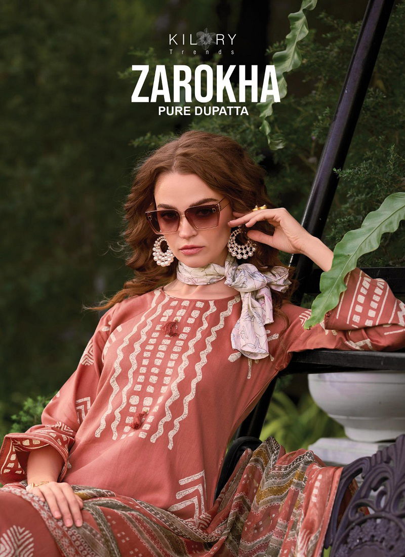 Zarokha By Kilory Jam Cotton Printed Salwar Kameez Wholesale Price In Surat Catalog