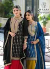 Zarooni By Afsana Blooming Vichitra Embroidery Readymade Suits Orders In India