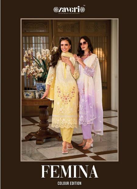 Zaveri Femina Colour Edition By Zaveri Readymade Suits Wholesale Clothing Distributors In India
 Catalog