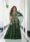 Zaveri Hezal New Heavy Georgette Festive Wear Designer Ready Made Suit Collection