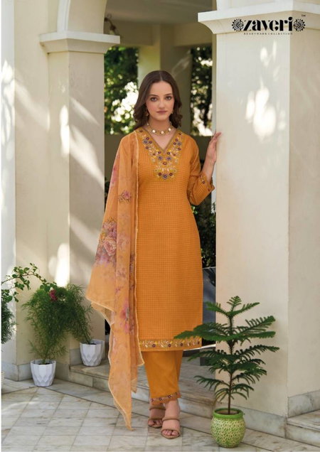 Festive By Zaveri Cotton Fancy Ready Made Suits Wholesale Clothing Suppliers In India