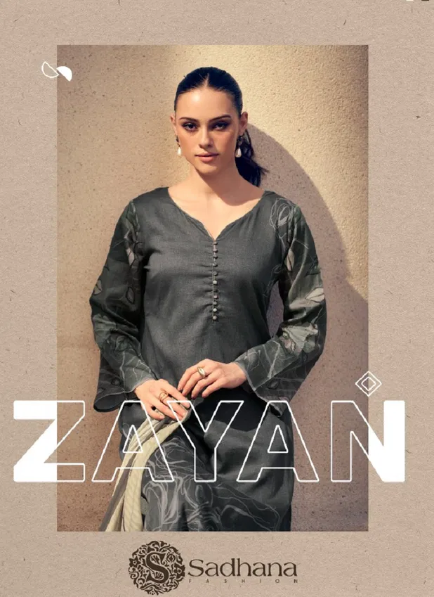 Zayan By Sadhana Jam Cotton Digital Printed Dress Material Exporters In India