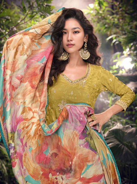 Zeeya 01 Simar Embroidered Designer Salwar Kameez Wholesale Clothing Distributors In India