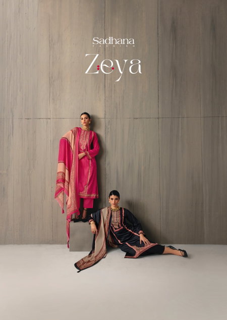 Zeya By Sadhana Jam Cotton Printed Dress Material Wholesalers In Surat
