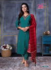 Zia By We Designer Roman Silk Kurti With Bottom Dupatta Catalog
