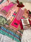 Ziaaz Designs 625 Muslin Cotton Embroidery Pakistani Suits Wholesale Market In Surat
