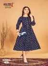 Zinal By Deecee Flared Rayon Printed Kurtis Wholesale Market In Surat