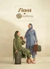 Zinat By Sadhana Lawn Cotton Digital Printed Dress Material Wholesale Online