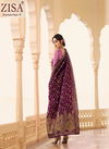 Zisa Banarasi 8 New Collection of Exclusive Georgette Designer Festival Wear Salwar Suit With Banarasi Jacquard Dupatta  