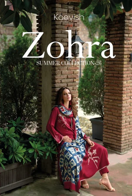 Zohra By Kaavish Jam Cotton Printed Wholesale Dress Material Suppliers In Mumbai