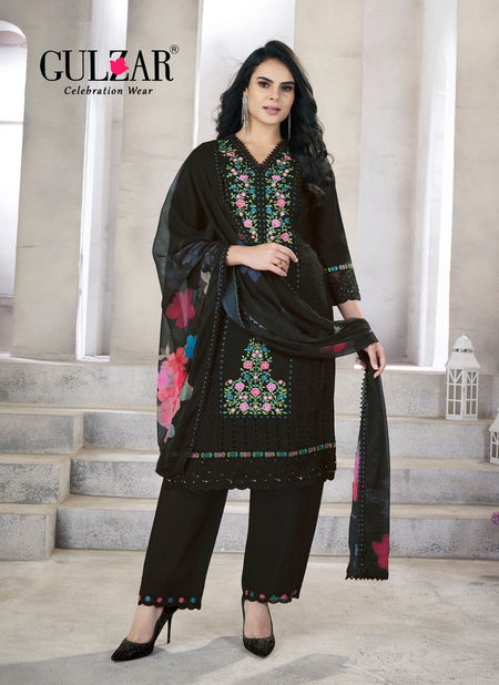 Zohra Gulzar Viscose Roman Silk Kurti Plazzo With Dupatta Wholesale Online Catalog