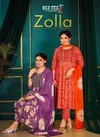 Zolla By Deecee Rayon Foil Printed Kurti With Bottom Dupatta Wholesale Shop In Surat