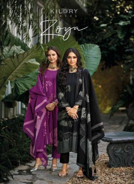 Zoya By Kilory 801 808 Dress Material In Delhi 
 Catalog