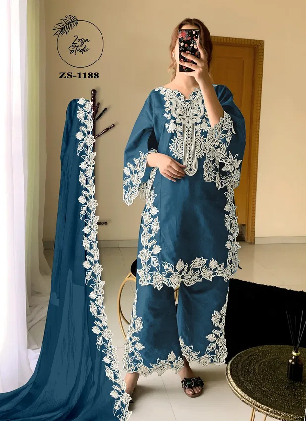 Zoya Studio 1188 Ready Made Tunic Suit Kurti  With Bottom Dupatta Online Wholesale