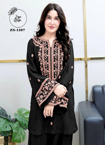 Zoya Studio 1207 Roman Silk Readymade Tunic Suit Wholesale Market In Surat