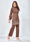 ZS 1148 Western Stain Short Kurti With Bottom Catalog