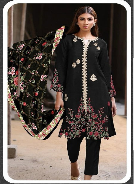 ZS 1173 Faux Georgette Embroidery Readymade Suits Wholesale Market In Surat
