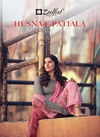 Zulfat Husna E Patiala 3 Casual Wear Elegantly stitched Kashmiri style Tie Lace Cotton Top With Bottom And Four Side less Dupatta Designer Dress Material Collection