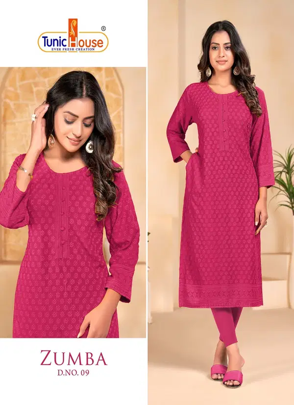 Zumba 09 By Tunic House Designer Bulk Kurti Orders In India