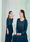 Zuri Mom And Daughter Kurti Ethnic Wear Heavy Blumming Georgette Embroidery Exclusive look with Gota patti Lace Designer Kurtis Collection
