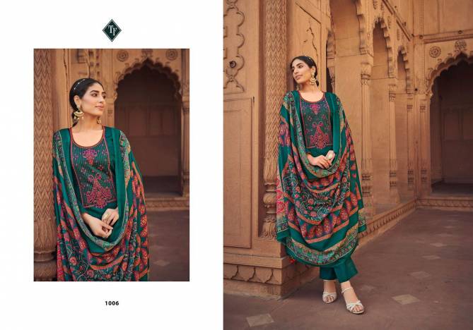 Tanishk Monalisa Heavy Casual Wear Jam Cotton Printed Dress Material Collection
