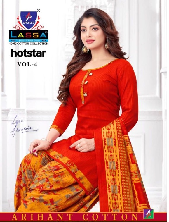 Arihant Lassa Hotstar 4 Regular Casual Wear Cotton Printed Designer Dress Material Collection
