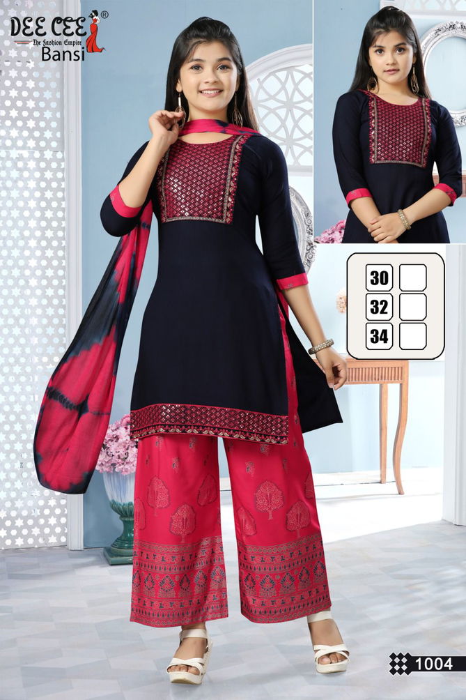 Bansi By Deecee Kids Girl Wear Kurti With Bottom Dupatta Orders In India